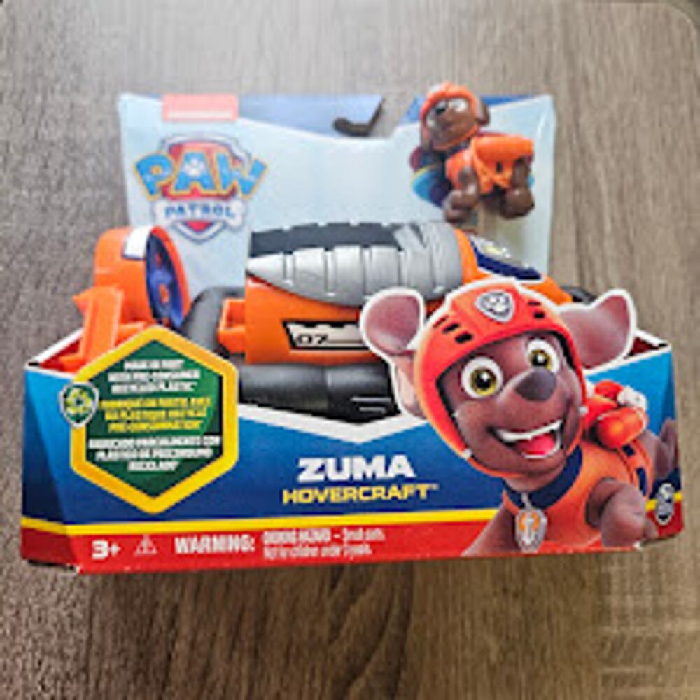 Paw Patrol Zuma’s Hovercraft Vehicle And Action Figure Ages 3+ NWT